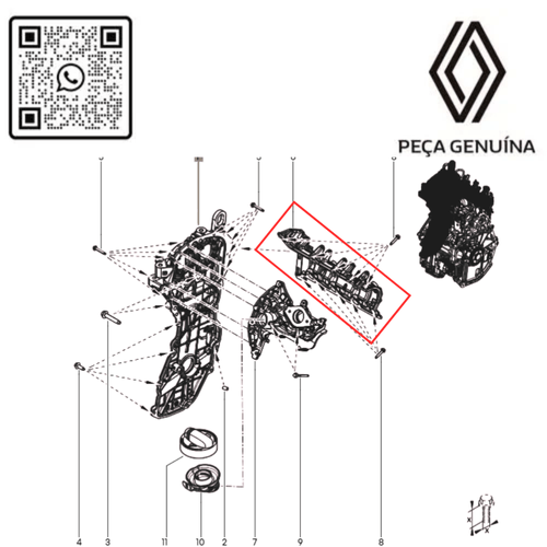 135643343R_TAMPA DIANTEIRA DO MOTOR 1.0 12V H5D KARDIAN_RN 43343R -4-